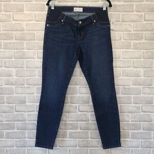 GAP Side Panel Maternity Blue Jeans NEW 30  / 10 Women